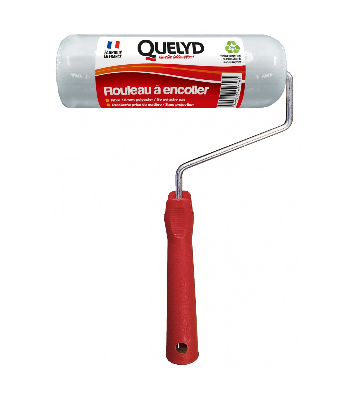 Rouleaux utilisables pour l'application du produit.